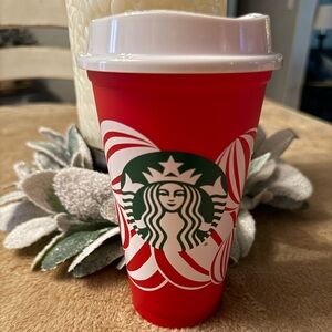 Starbucks Holiday Red Cup 2024 Red Cup Day Christmas Peppermint. Brand New.